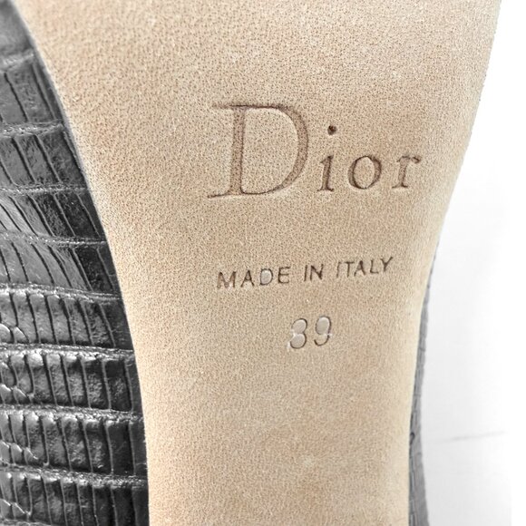 Dior Lace Up Heels Black Runway 2009 Fall Christian Dior High Heel Pumps - Picture 9 of 11